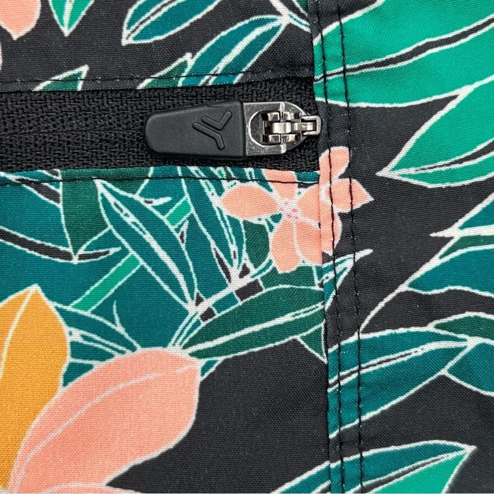 StretchTech Girls XL 14 16 Tropical Floral Swim Board Shorts Beach Pool Vacation